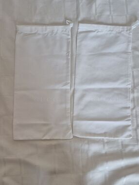 Gucci White Drawstring Dust Bag Set